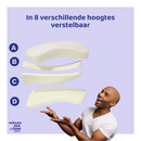 Hi4 Deluxe - Ergonomisch Hoogte-verstelbaar Hoofdkussen - Ligwijzer.nl