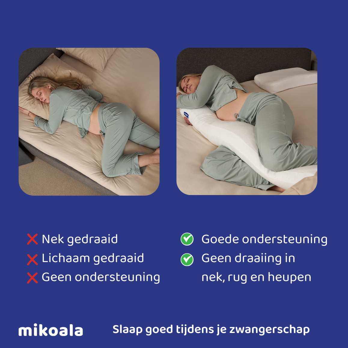 Dormez bien pendant votre grossesse