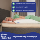 Mikoala Sleep Better Set: Hi4 Deluxe Kussen + Body Pillow - Ligwijzer.nl